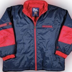 Pro Player Arizona Wildcats Men’s 2XL Blue 90s Puffer Jacket NWT